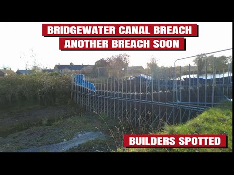 Видео: Вернёмся, чтобы посмотреть, появятся ли они на месте прорыва канала Бриджуотер