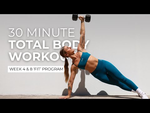 Видео: 30-МИНУТНАЯ ТРЕНИРОВКА ВСЕГО ТЕЛА | Программа «FIT» на 4 и 8 недели. Эшли Фримен