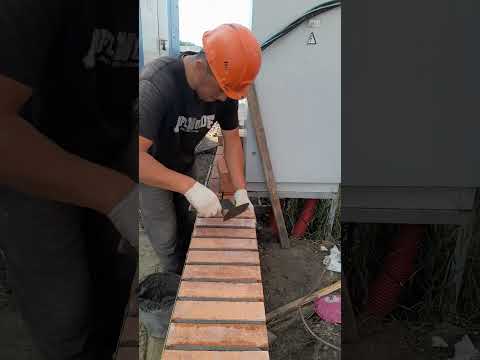 Видео: Кладка кирпича в тычковый порядке