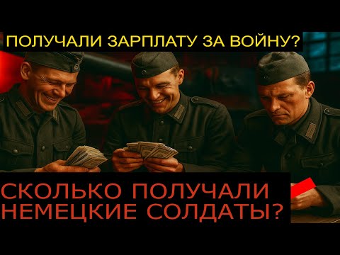 Видео: Немецкие солдаты получали зарплату! Кто больше зарабатывал налички? Танкисты или пехотинцы?