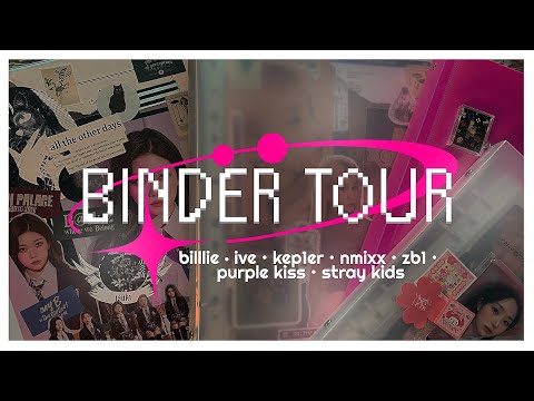 Видео: binder tour #3 • обзор биндеров • billlie, ive, nmixx, kep1er, purple kiss, zb1, stray kids