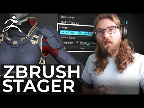 Видео: Zbrush Stager — ЛЕГКО работайте с симметричными объектами вне оси!