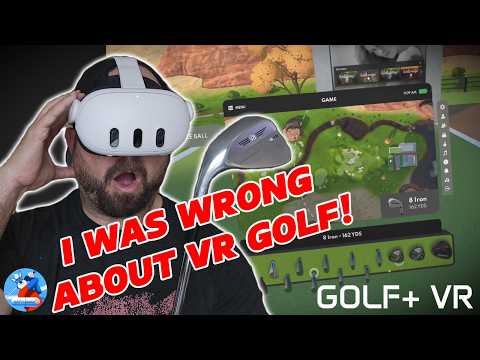 Видео: Обновлённый обзор Golf+ VR! Как сделать VR похожим на настоящий гольф! Meta Quest 3