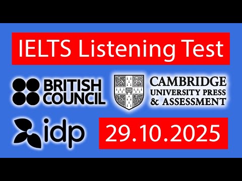 Видео: 🔴 ТЕСТ IELTS LISTENING 2025 🤔 С ОТВЕТАМИ | @TheIELTSListeningTest