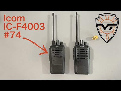 Видео: Новая версия радиостанции Icom IC-F4003 #74