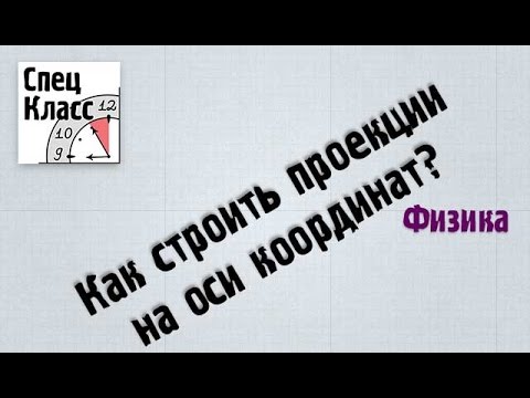 Видео: Как записать проекцию вектора на оси координат - bezbotvy