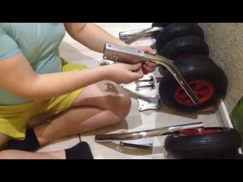 Видео: транцевые колеса разных производителей