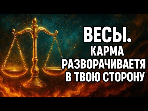 Видео: Весы. Когда карма разворачивается в твою сторону — начинается необратимое. Гороскоп для Весов 2025.