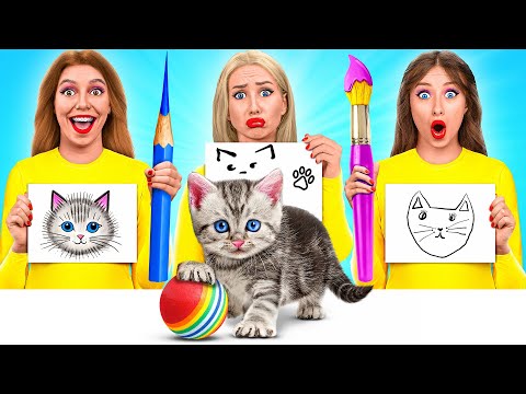 Видео: Кто лучше нарисует предмет, получит его | Сумасшедший челлендж от Mega DO Challenge