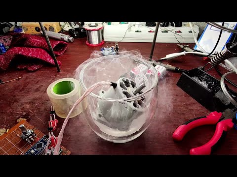 Видео: а в жидком азоте шаговик тоже будет резонировать? (trinamic stealthchop)