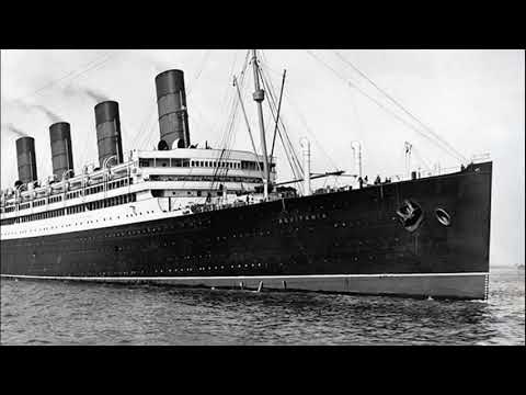 Видео: История Британского Океанского Лайнера «Aquitania».