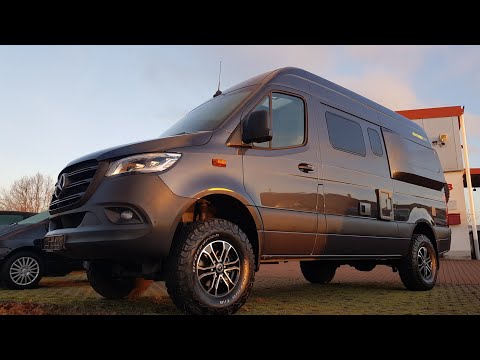 Видео: Автодом🚐 вездеход, дом на колёсах🔥 Mercedes Hymer Grand Canyon S 4×4.  Мерседес Спринтер