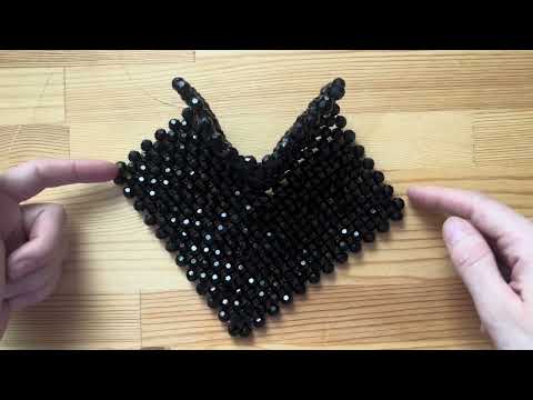 Видео: Мастер-класс объемная сумка из бусин "Звезда". Часть 1.