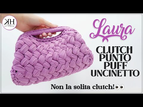 Видео: Клатч крючком с пышным узором зигзаг🪻 - "Laura" - #вязаниекрючком #урок