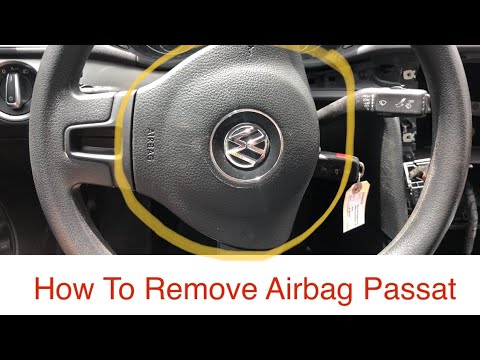 Видео: Как снять подушку безопасности с рулевого колеса Volkswagen Passat 12-15