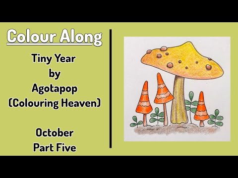 Видео: «Tiny Year» от Agotapop (журнал Coloring Heaven) — октябрь (часть 5)