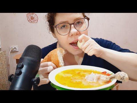 Видео: Мукбанг Куриный Супчик🍗/Натворила делов, Выдернула из живота трубку😱 и снова в Больничку