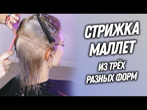 Видео: DEMETRIUS | Стрижка МАЛЛЕТ из трех разных форм в технике Деметриус