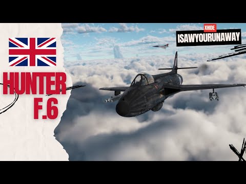 Видео: Hunter F.6 - носитель лучших УРВВ средних рангов в #warthunder