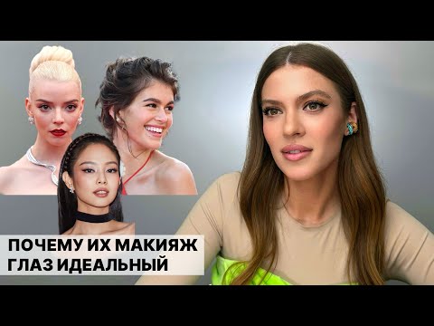 Видео: МАКИЯЖ ГЛАЗ || для азиатского века, близко  и широко посаженных глаз