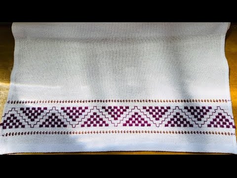 Видео: ВЫШИВКА НА МЕШКАХ, КУРИНЫЕ ЛАПКИ