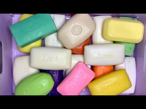 Видео: ASMR 🔪Cutting dry soap 🧼 Резка сухого мыла💛💚💙🤍🩵❤️