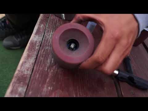 Видео: Как менять подшипники на лонгборде | Replace a berings in longboard