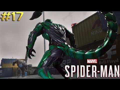 Видео: Стравил скорпиона с носорогом и запер в контейнере ➤ Marvel’s Spider-Man Remastered #17