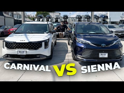 Видео: СРАВНЕНИЕ Toyota Sienna и KIA Carnival.