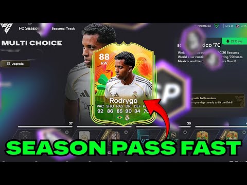 Видео: САМЫЙ БЫСТРЫЙ СПОСОБ ЗАВЕРШИТЬ СЕЗОННЫЙ АБОНЕМЕНТ в FC 26