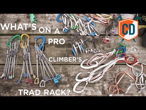 Видео: Что находится на стойке Pro Climbers Trad? | Climbing Daily, выпуск 1408