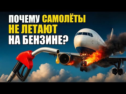 Видео: Почему Пассажирские Самолёты Не ИСПОЛЬЗУЮТ Бензиновые Двигатели?