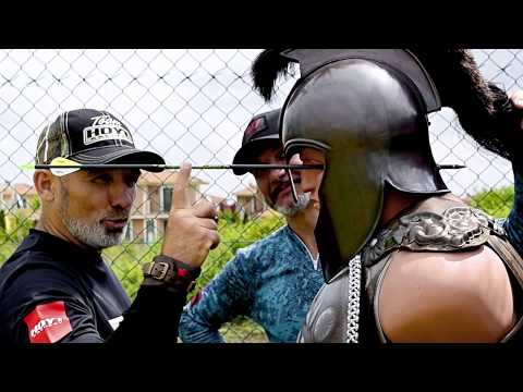 Видео: HOYT RX-1,выстрел  бродхедом G5-попадание в глаз ...