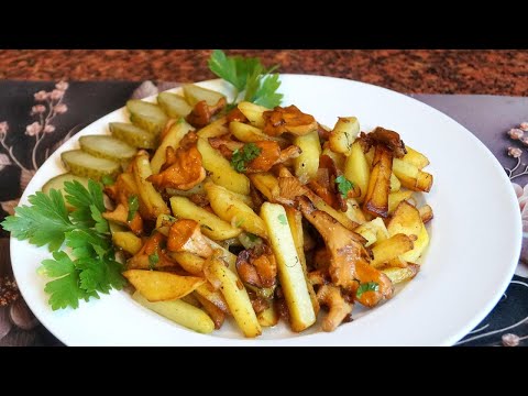 Видео: Грибная жареха с картофелем / Русская кухня .