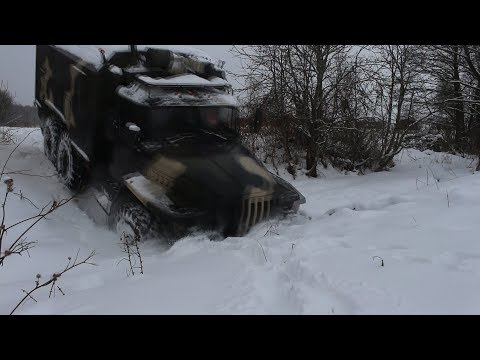 Видео: Проедет ли Урал 4320 там, где застрял Зил 131 ????