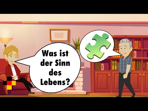 Видео: Изучение немецкого языка | смысл жизни | диалог перед камином на немецком языке с субтитрами
