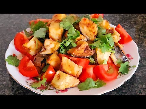 Видео: Карсилдок Баклажонли Салат тайёрлаш 👍🏻 Хрустящие баклажаны!