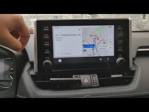 Видео: AndroidAuto и AppleCarplay  БЕСПЛАТНО в Тойота РАВ4 2019-2020. Версия без блока навигации.