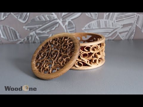 Видео: Фрезеровка шкатулки на поворотной оси / Milling wooden box on rotary axis