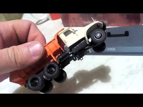 Видео: Краз 256Б 1/72 ж/с Грузовики Нашего Прошлого