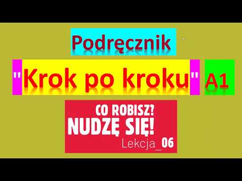 Видео: Krok po kroku A1. Урок 6, часть 1. Język polski.