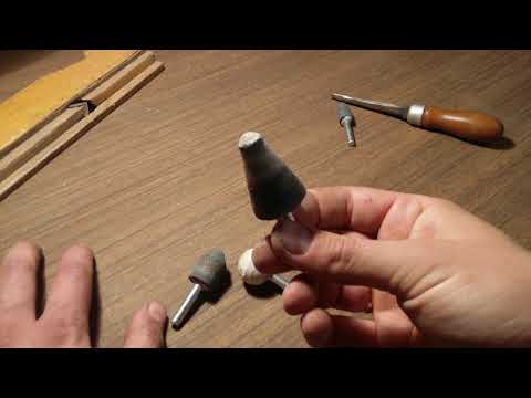 Видео: Полукруглая стамеска из старого напильника