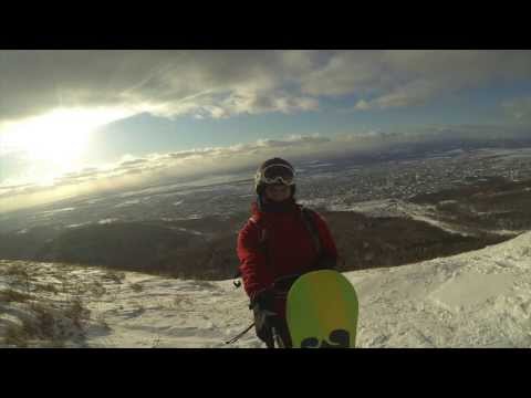 Видео: Южно-Сахалинск декабрь 2013 (сноуборд Сахалин) GoPro 3 BE