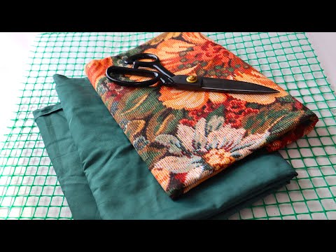 Видео: Взяла садовую сетку и разрезала старые простыни. Покажу, какую красоту из этого добра смастерила