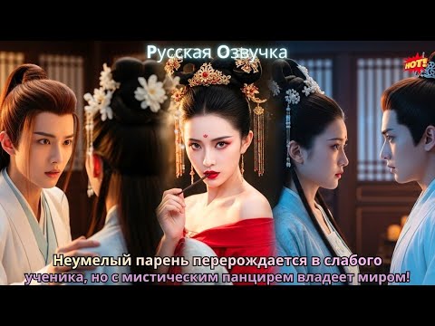 Видео: Неумелый парень перерождается в слабого ученика, но с мистическим панцирем владеет миром!