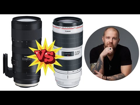 Видео: Tamron 70-200 2.8 G2 или Canon  70-200 2.8II Резкость, цвет, скорость, боке, стаб.