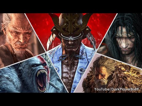 Видео: Однорукий волк: Тени умирают дважды - Все боссы (на английском) [HD]