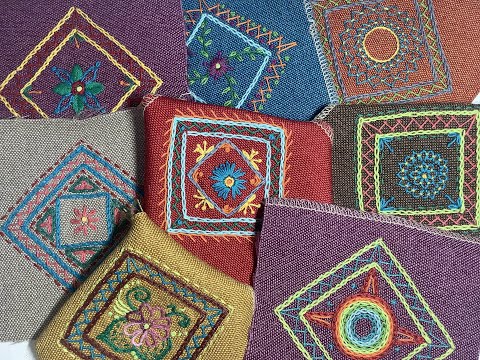 Видео: Вышивание-медитация под разговор о хейтерах! Декоративные стежки.