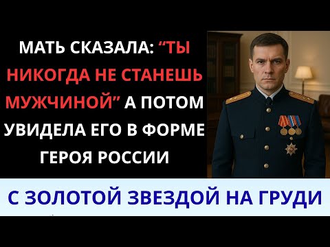 Видео: МАТЬ СКАЗАЛА: "НЕ МУЖИК!" Но увидела его в форме Героя...