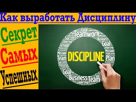 Видео: Как выработать ДИСЦИПЛИНУ! Секрет самых успешных людей на земле!